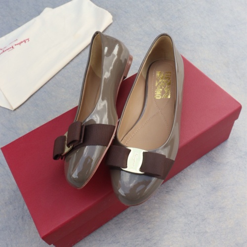 Salvatore Ferragamo Flat Shoes For Women #1099075