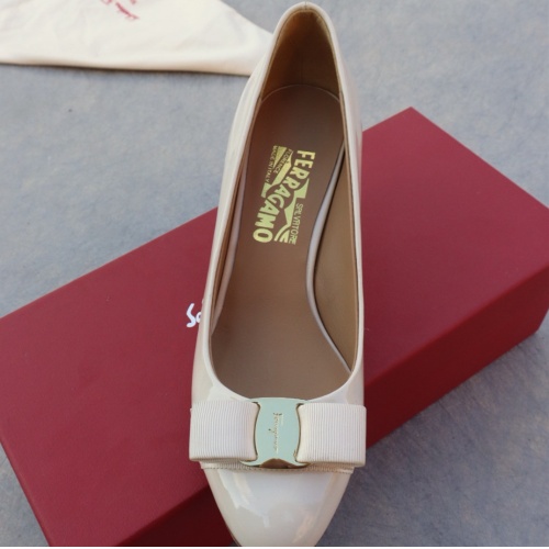 Replica Salvatore Ferragamo High-Heeled Shoes For Women #1099080 $96.00 USD for Wholesale