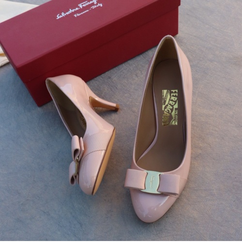 Salvatore Ferragamo High-Heeled Shoes For Women #1099091, $96.00 USD, [ITEM#1099091], Salvatore Ferragamo High-Heeled Shoes