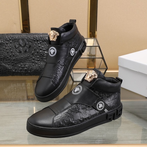 Versace High Tops Shoes For Men #1099958, $92.00 USD, [ITEM#1099958], Versace High Tops Shoes