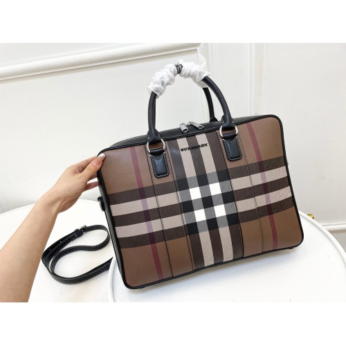 Replica Burberry AAA Man Handbags #1101078 $96.00 USD for Wholesale