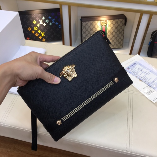 Replica Versace AAA Man Wallets #1101223 $88.00 USD for Wholesale