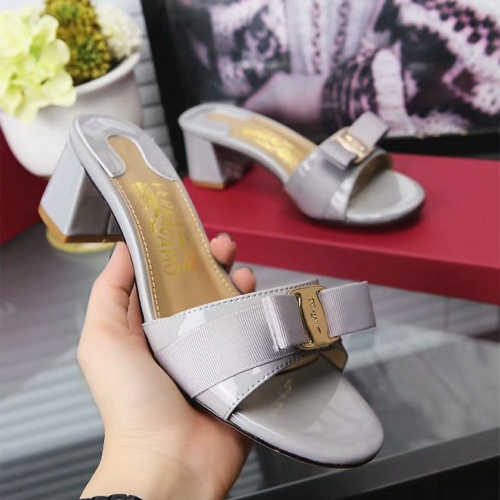 Replica Salvatore Ferragamo Slippers For Women #1102288 $82.00 USD for Wholesale