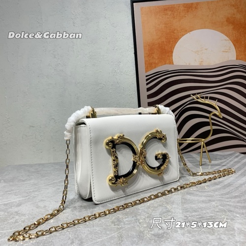 Replica Dolce & Gabbana D&G AAA Quality Messenger Bags For Women #1115325 $105.00 USD for Wholesale