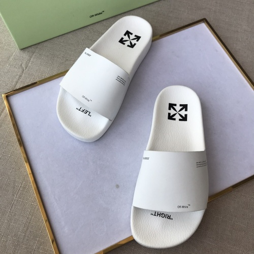 Replica Off-White Slippers For Women #1117114 $42.00 USD for Wholesale