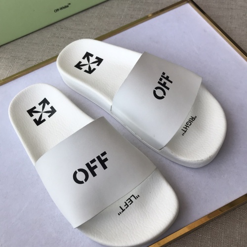 Replica Off-White Slippers For Men #1117123 $42.00 USD for Wholesale