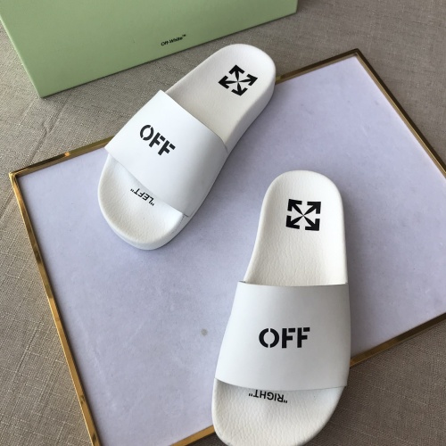 Replica Off-White Slippers For Women #1117124 $42.00 USD for Wholesale