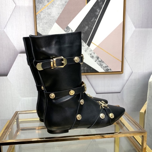 Replica Versace Boots For Women #1117370 $128.00 USD for Wholesale