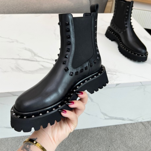 Replica Valentino Boots For Women #1127829 $102.00 USD for Wholesale