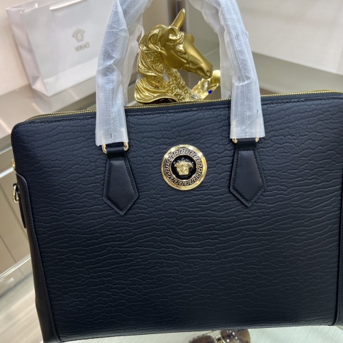 Replica Versace AAA Man Handbags #1132726 $155.00 USD for Wholesale