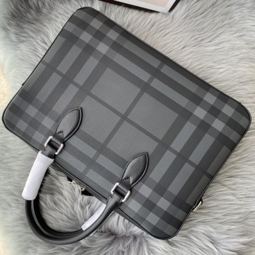 Replica Burberry AAA Man Handbags #1137861 $140.00 USD for Wholesale