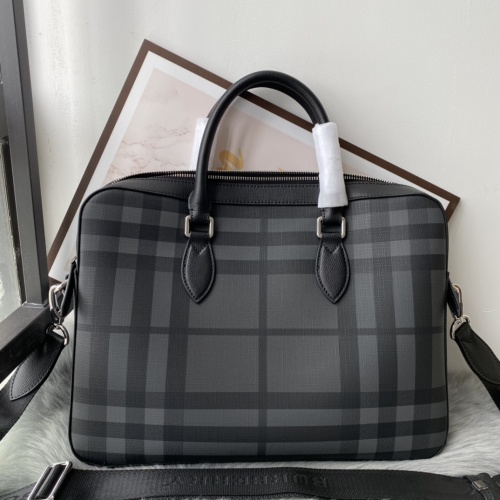 Replica Burberry AAA Man Handbags #1137861 $140.00 USD for Wholesale