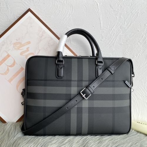 Replica Burberry AAA Man Handbags #1137871 $160.00 USD for Wholesale