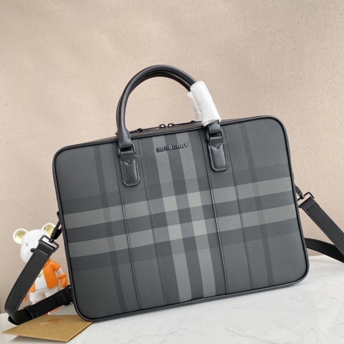 Replica Burberry AAA Man Handbags #1137872 $160.00 USD for Wholesale