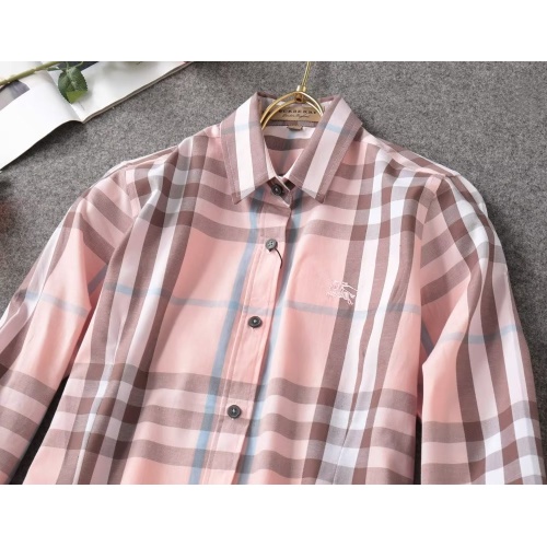 Replica Burberry Shirts Long Sleeved For Women #1138212 $38.00 USD for Wholesale