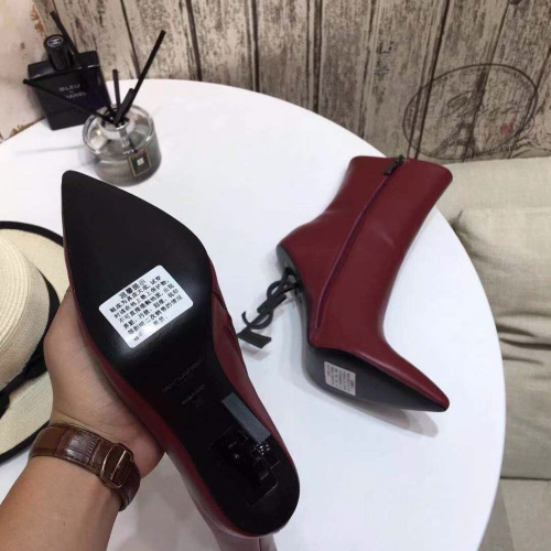 Replica Yves Saint Laurent YSL Boots For Women #1139394 $125.00 USD for Wholesale