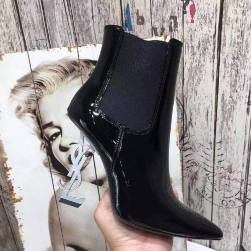 Replica Yves Saint Laurent YSL Boots For Women #1139403 $125.00 USD for Wholesale