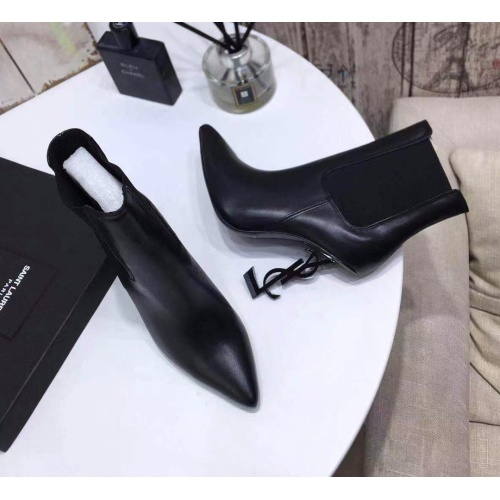 Replica Yves Saint Laurent YSL Boots For Women #1139409 $125.00 USD for Wholesale