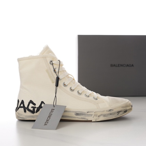 Replica Balenciaga High Tops Shoes For Men #1149613 $108.00 USD for Wholesale