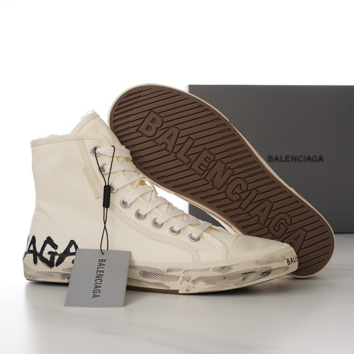 Replica Balenciaga High Tops Shoes For Men #1149613 $108.00 USD for Wholesale