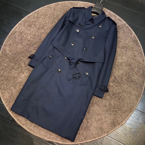 Burberry Trench Coat Long Sleeved For Men #1155937