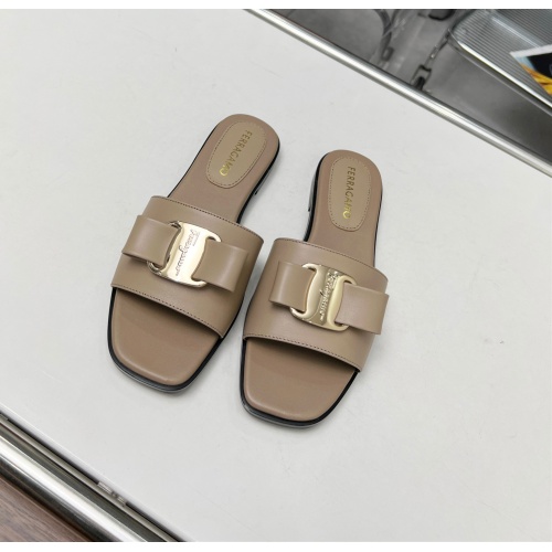 Replica Salvatore Ferragamo Slippers For Women #1157907 $82.00 USD for Wholesale