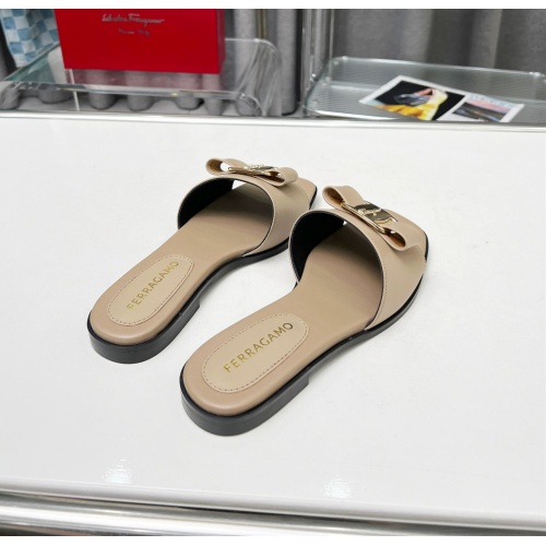 Replica Salvatore Ferragamo Slippers For Women #1157907 $82.00 USD for Wholesale