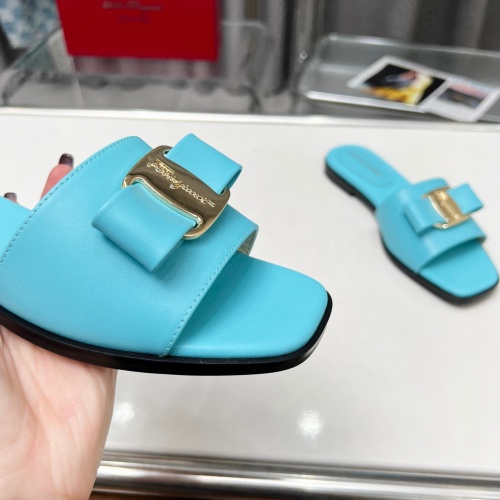 Replica Salvatore Ferragamo Slippers For Women #1157915 $82.00 USD for Wholesale