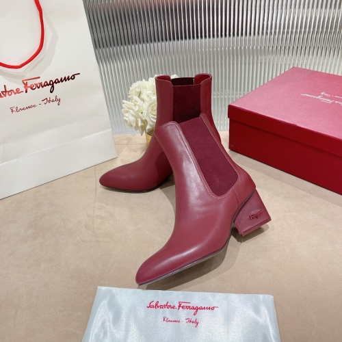 Salvatore Ferragamo Boots For Women #1158270, $128.00 USD, [ITEM#1158270], Salvatore Ferragamo Boots