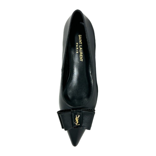 Replica Yves Saint Laurent YSL Flat Shoes For Women #1159054 $98.00 USD for Wholesale