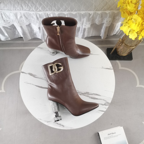 Replica Dolce & Gabbana D&G Boots For Women #1162514 $172.00 USD for Wholesale