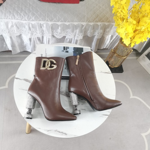 Replica Dolce & Gabbana D&G Boots For Women #1162514 $172.00 USD for Wholesale