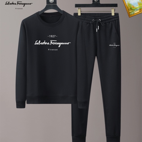 Salvatore Ferragamo Tracksuits Long Sleeved For Men #1162972