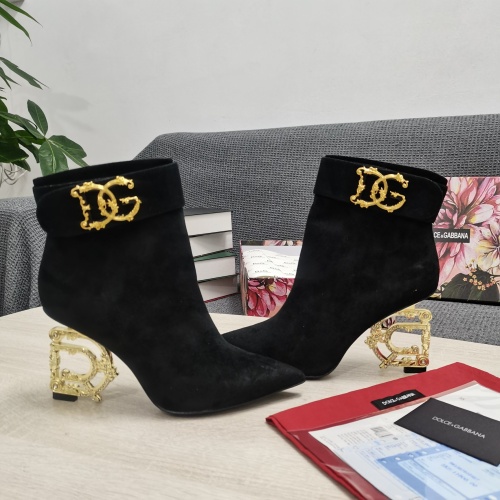 Replica Dolce & Gabbana D&G Boots For Women #1163109 $172.00 USD for Wholesale