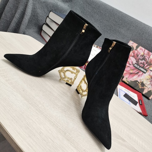 Replica Dolce & Gabbana D&G Boots For Women #1163201 $165.00 USD for Wholesale