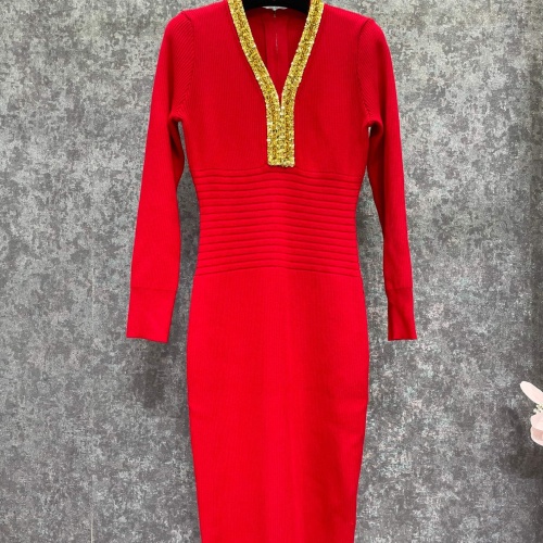 Balmain Dresses Long Sleeved For Women #1163449