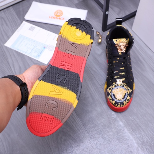 Replica Versace High Tops Shoes For Men #1164240 $76.00 USD for Wholesale