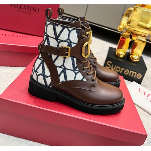 Replica Valentino Boots For Women #1164635 $112.00 USD for Wholesale