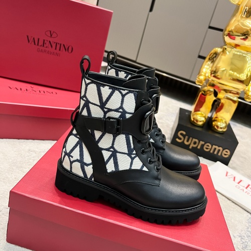 Replica Valentino Boots For Women #1164636 $112.00 USD for Wholesale