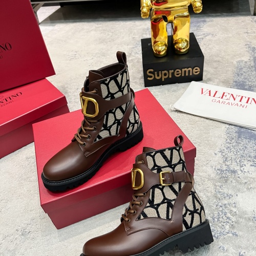 Replica Valentino Boots For Women #1164637 $112.00 USD for Wholesale