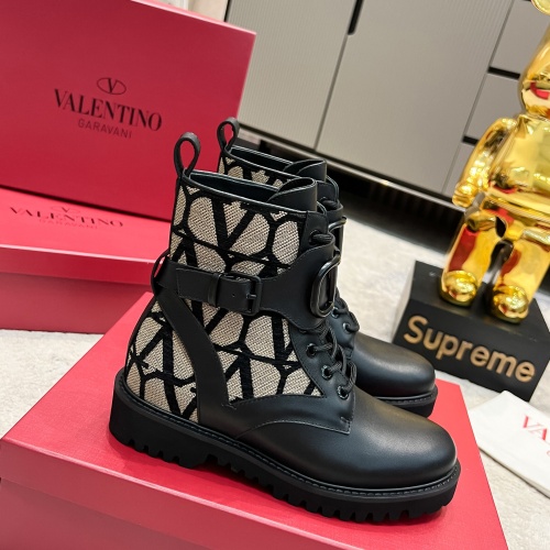 Replica Valentino Boots For Women #1164638 $112.00 USD for Wholesale