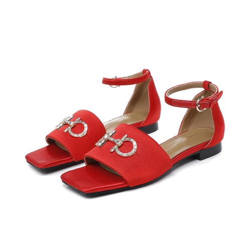 Salvatore Ferragamo Sandals For Women #1164774, $96.00 USD, [ITEM#1164774], Salvatore Ferragamo Sandals