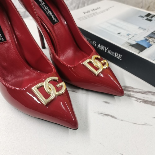 Replica Dolce & Gabbana D&G High-Heeled Shoes For Women #1168804 $130.00 USD for Wholesale