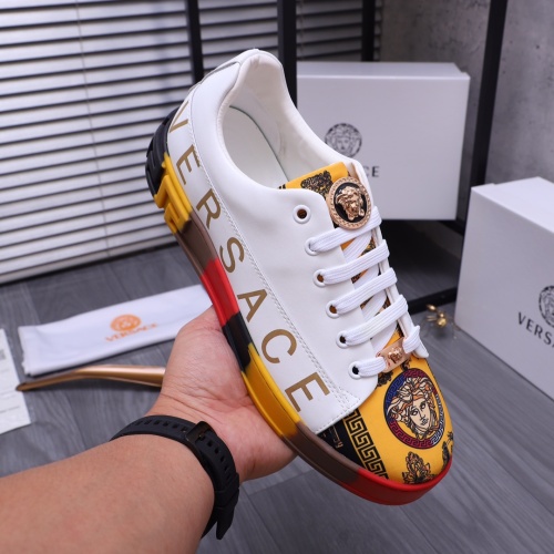 Replica Versace Casual Shoes For Men #1173373 $72.00 USD for Wholesale