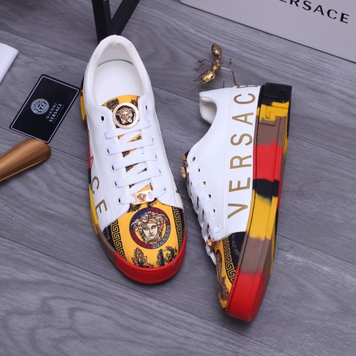 Replica Versace Casual Shoes For Men #1173373 $72.00 USD for Wholesale