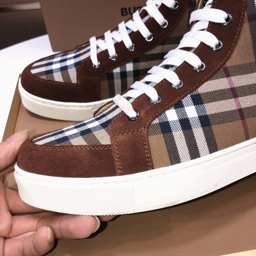 Replica Burberry High Tops Shoes For Men #1173410 $85.00 USD for Wholesale