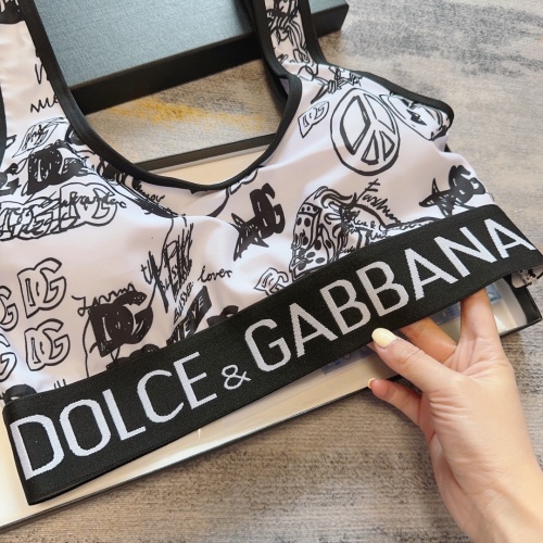 Replica Dolce & Gabbana D&G Yoga Tracksuits Sleeveless For Women #1173608 $60.00 USD for Wholesale