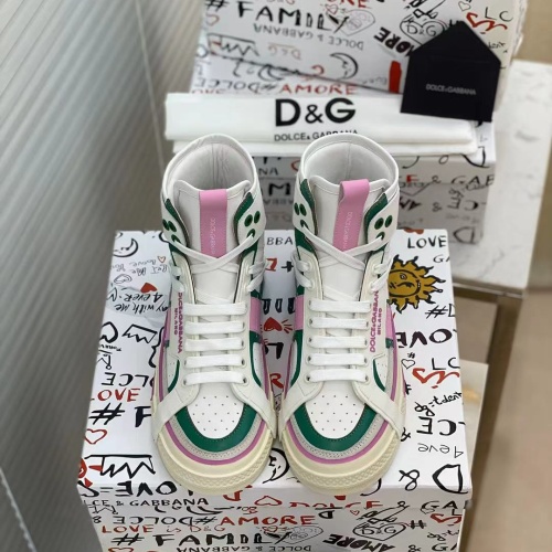 Replica D&G High Top Shoes For Men #1174081 $96.00 USD for Wholesale