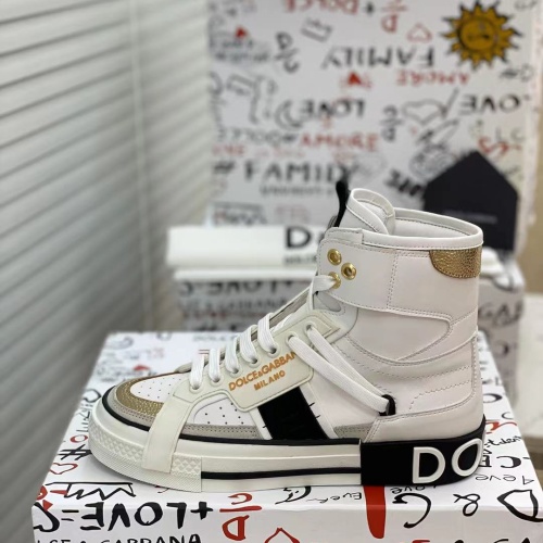 Replica D&G High Top Shoes For Men #1174085 $96.00 USD for Wholesale