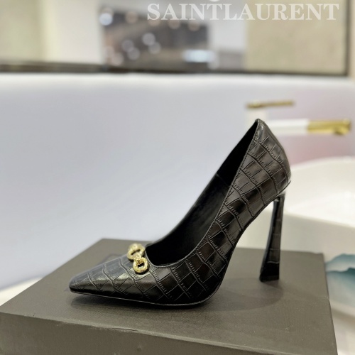 Replica Yves Saint Laurent YSL High-Heeled Shoes For Women #1174645 $115.00 USD for Wholesale